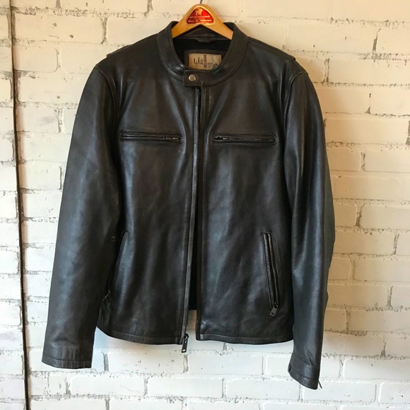 Wilsons Leather Other - Wilsons Leather Moto Jacket Medium Brown Vintage